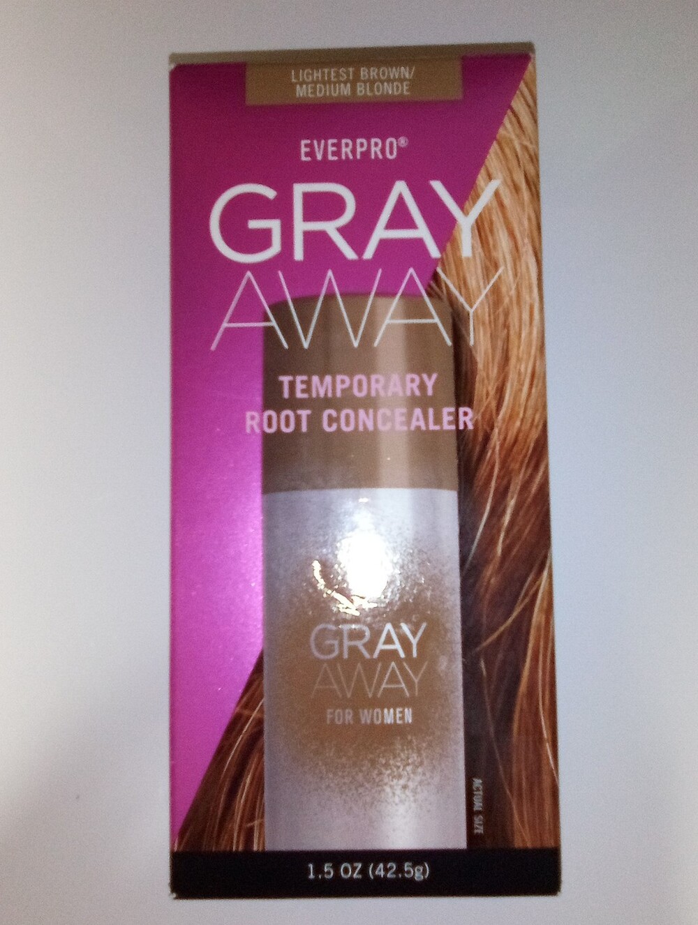 Everpro Gray Away Temporary Root Concealer - Lightest Brown/Medium Blonde 1.5oz